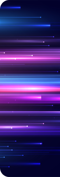 City light trails at night